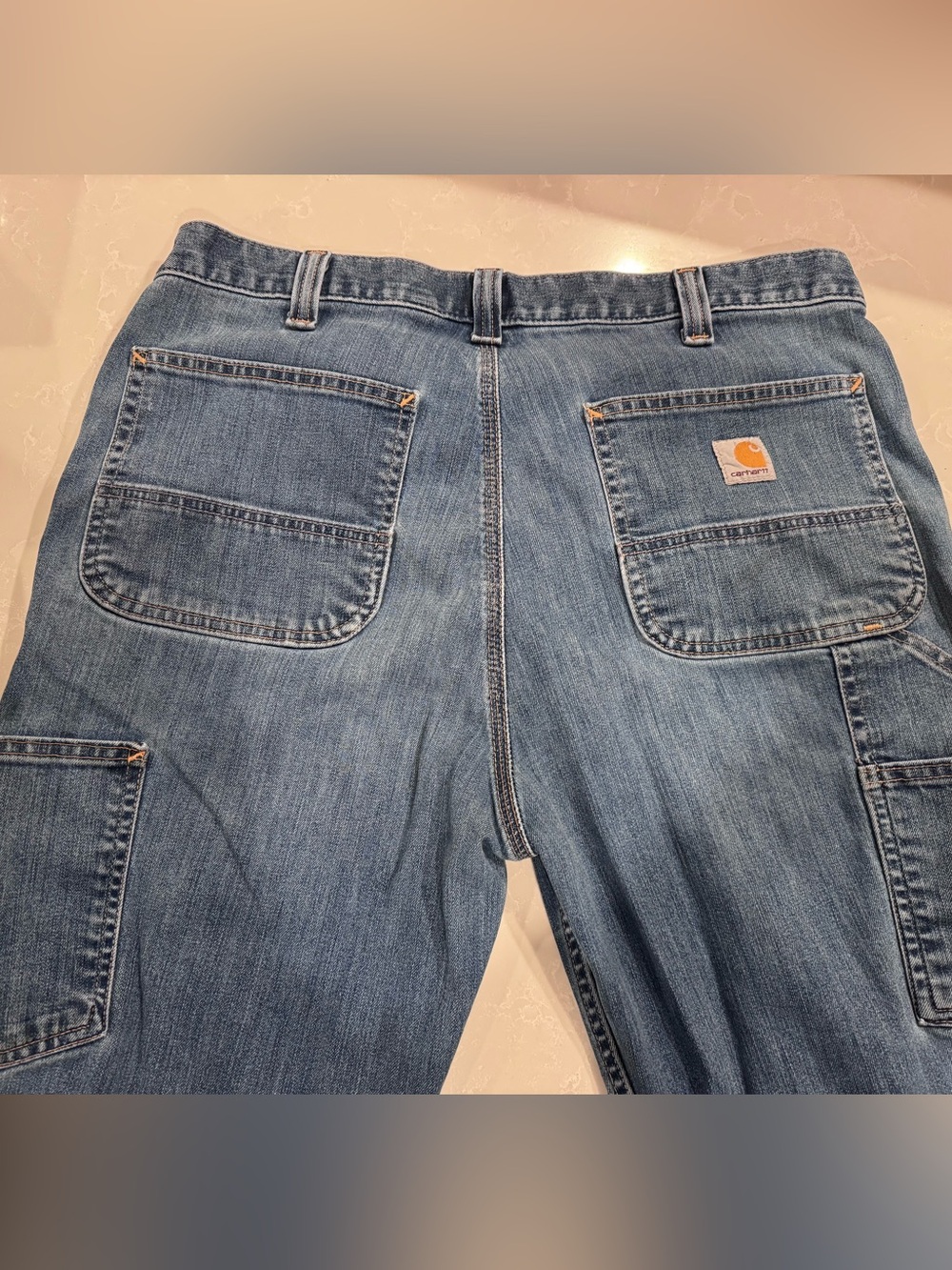 Carhartt Men's Size 36 X 34 Relaxed Fit Carpenter Jeans GREAT CONDITION